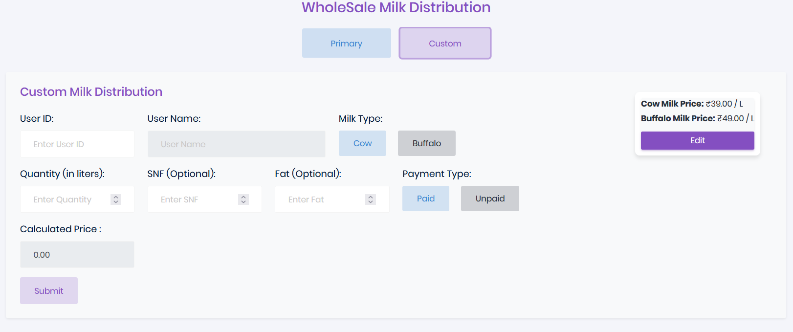 WholeSale Custom Distribution